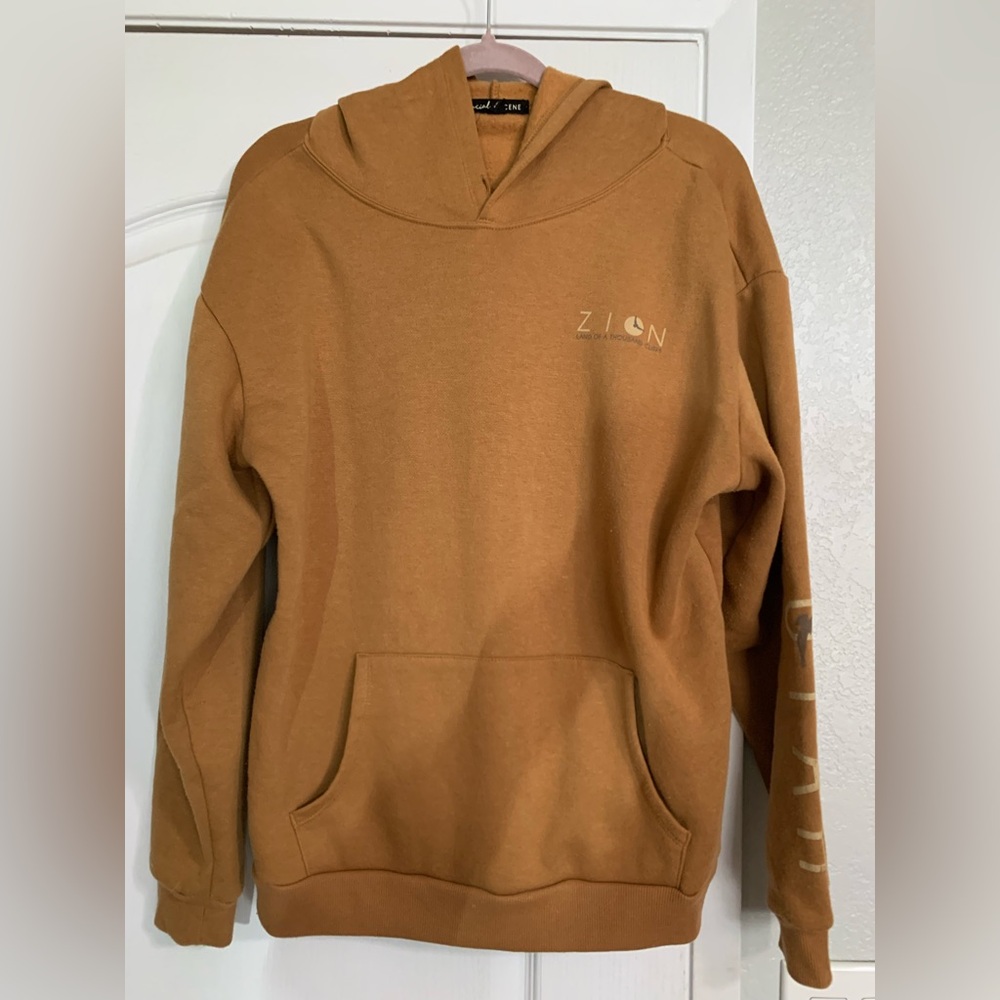 Zion Hoodie in Rust Brown